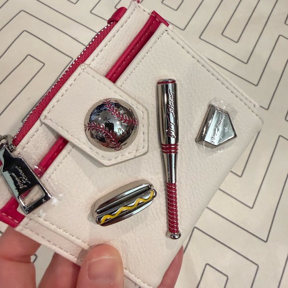 New Betsey Johnson Playing The Field Wallet - Picture 4 of 9